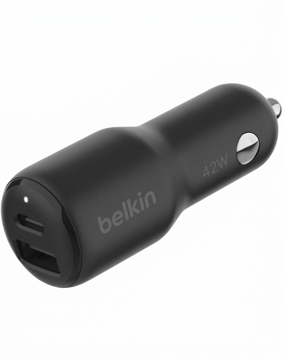 Cargador para Auto Belkin BoostCharge 42W USB-C + USB-A