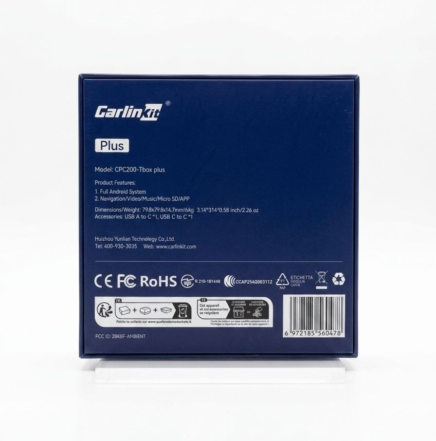 Carlinkit CPC200-Tbox Plus 6GB/64GB - Open box