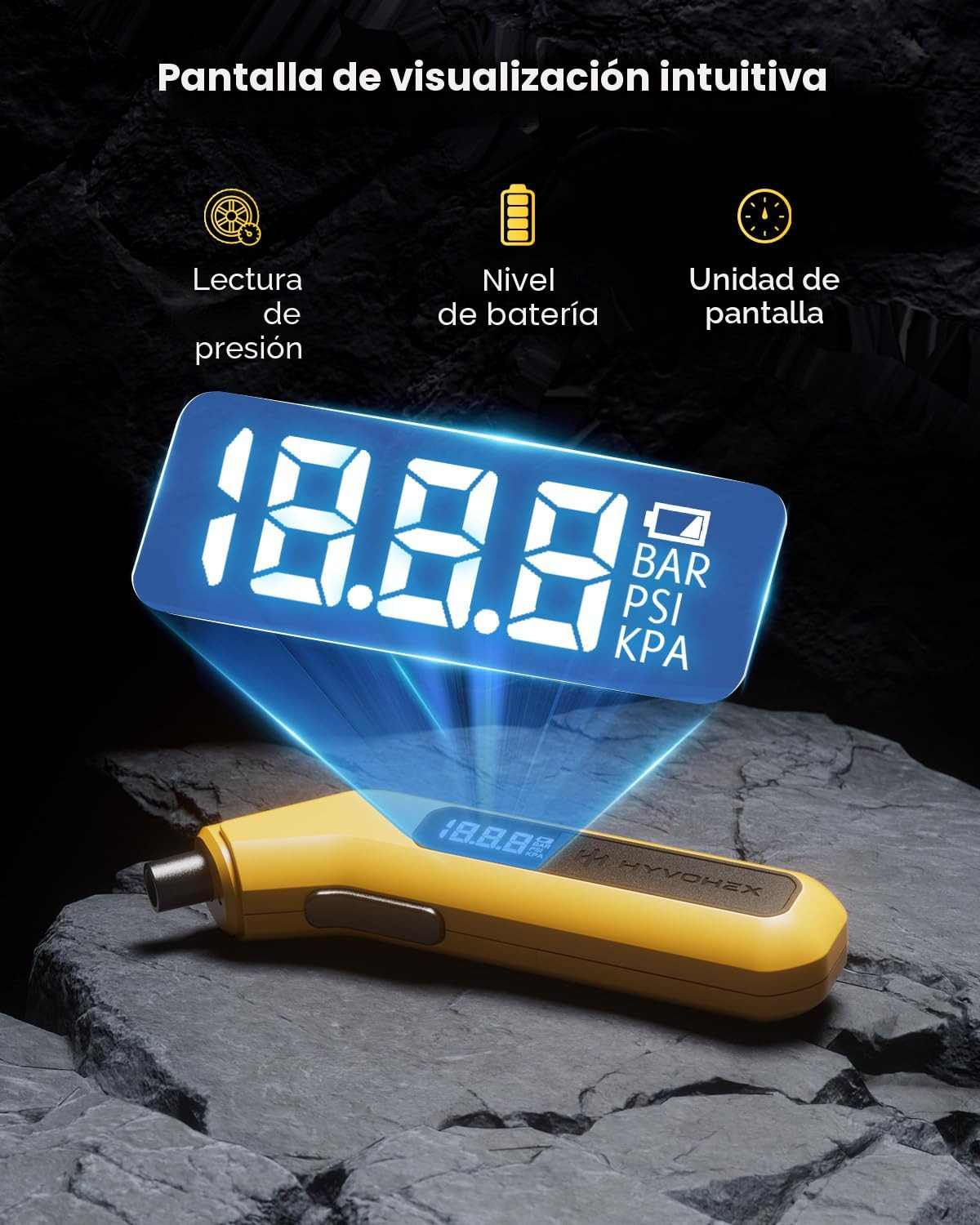 Medidor Digital de Presión para Llantas